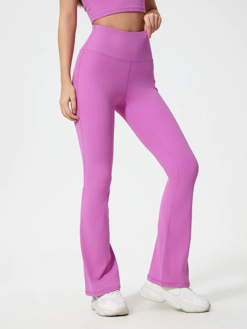 'Elle' High Waist Active Pants - Celes Fashion